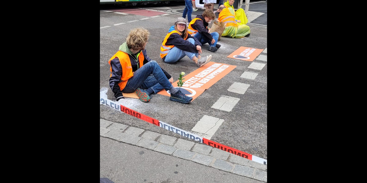 Verkehrschaos durch Klimakleber