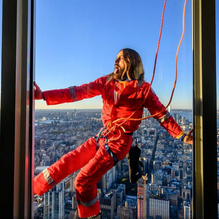 Jared Leto erklimmt Empire State Building! 