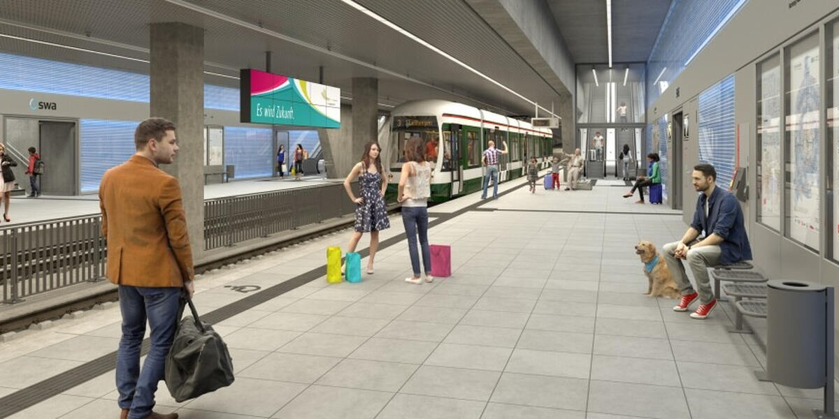 Besser spät als nie: Tramhaltestelle unter Augsburger Hauptbahnhof kann in drei Jahren in Betrieb gehen 