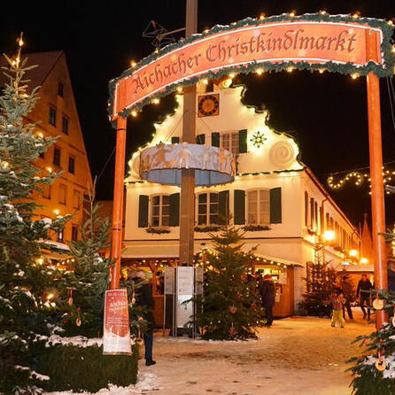 4 Tage länger: Aichacher Christkindlmarkt feiert Jubiläum