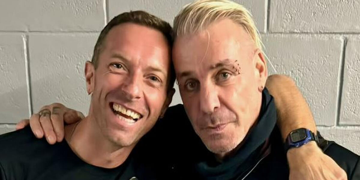 Till Lindemann zu Gast bei Coldplay